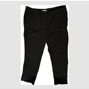 Charter Club Allison Fit Full Length Black Dress Pants Size 12